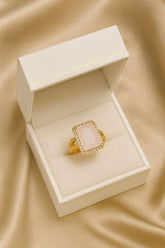Zircon Ring-172 (Tea Pink)